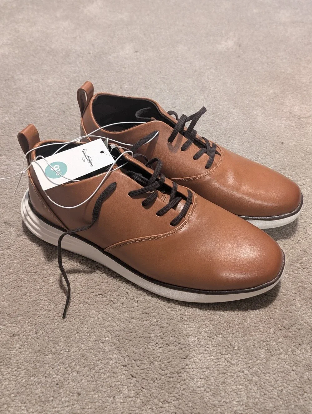Goodfellow & Co Men's Luis Hybrid Oxford Sneakers Cognac Brown Shoes. New Target